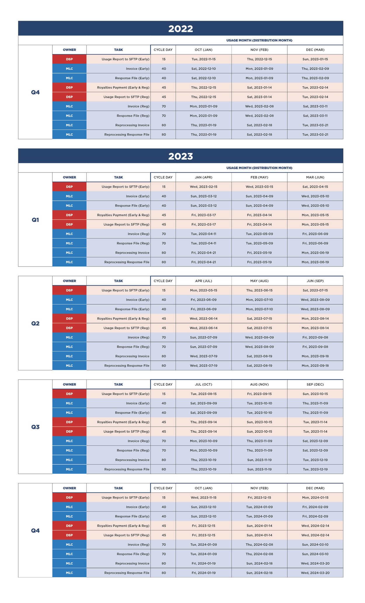 2023 DSP Reporting infographic 1